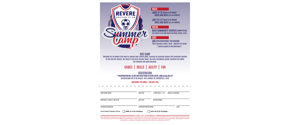 Summer Camp Just Announced!